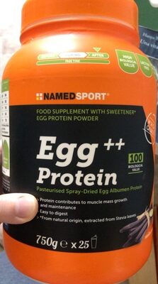 Egg ++ protein front packaging