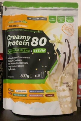 Creamy protein front packaging