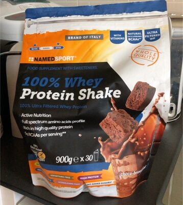 100% whey protein shake