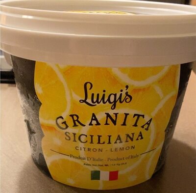 Sicillian granita front packaging