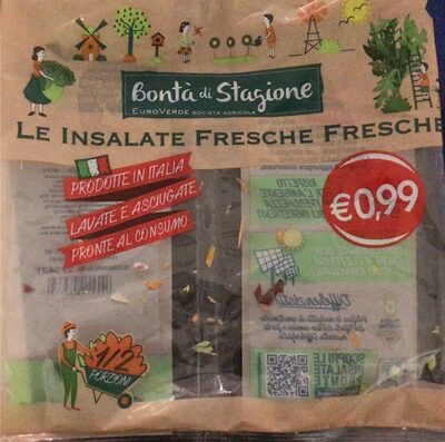 Le insalate fresche fresche