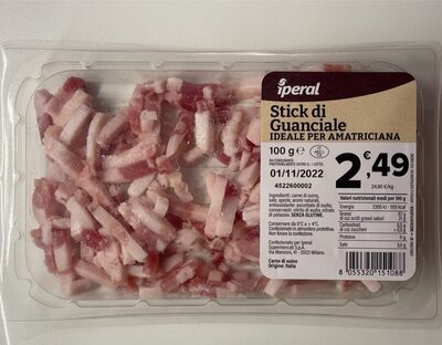 Stick di Guanciale front packaging