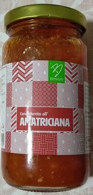 Condimento all'amatriciana front packaging