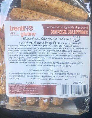 Biscotti con grano saraceno