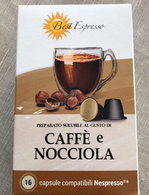 Caffè e Nocciola front packaging