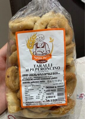 Taralli al Peperoncino front packaging