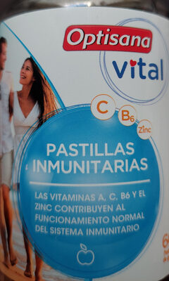 Pastillas inmunitarias front packaging