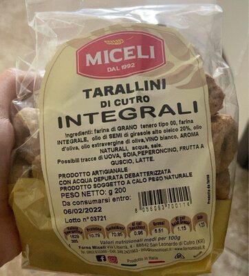 tarallini di cutro integrali