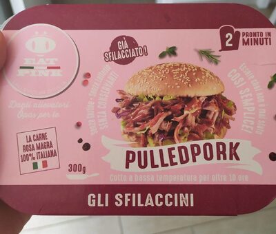 Pulled pork front packaging