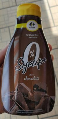 0% syrup flavor chocolate front packaging