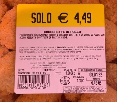 Crocchette di pollo