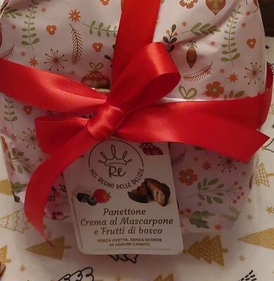 Panettone crema al mascarpone e frutti di bosco