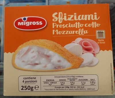 Sfidiamo Prosciutto cotto Mozzarella