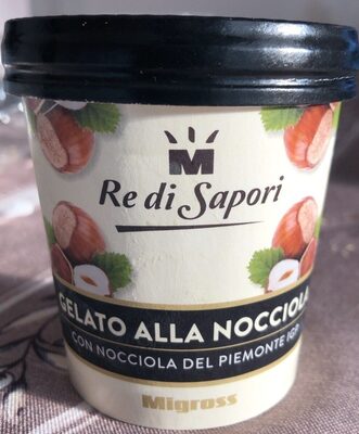 Gelato alla nocciola front packaging