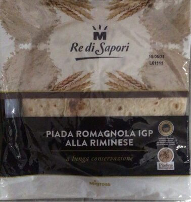 Piada Romagnola IGP alla Riminese