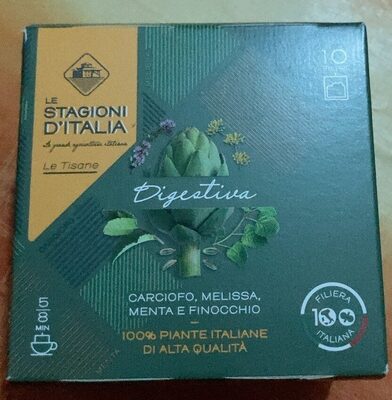 Le tisane - Digestive front packaging