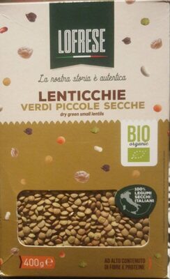 Lenticchie verdi piccole secche