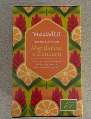Infuso biologico mandarino e zenzero