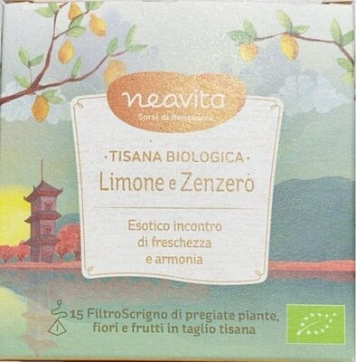 Tisana biologica Limone e Zenzero