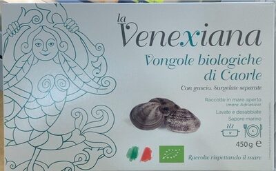 la Venexiana Vongole biologiche di Caorle front packaging