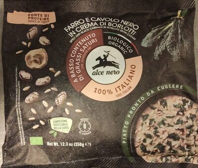 Farro e cavolo nero in crema di borlotti