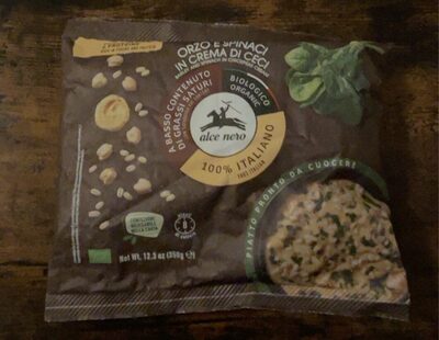 Orzo e Spinaci in Crema di Ceci