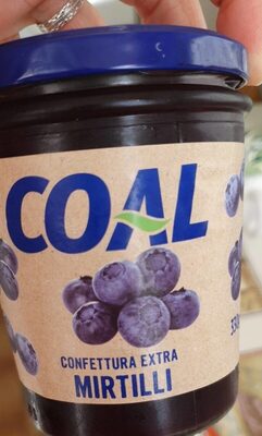 Confettura extra mirtilli front packaging