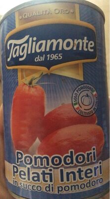 Pomodori pelati front packaging