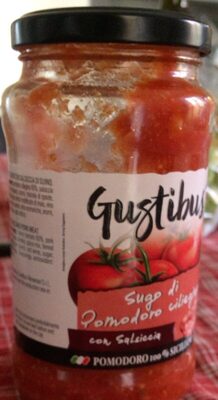 Sugo di pomodoro ciliegino con salciccia