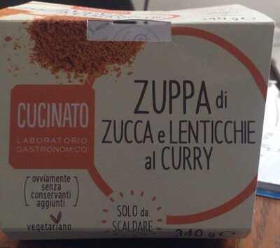 Zuppa di zucca e lenticchie al curry