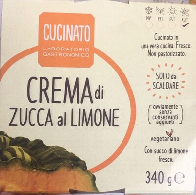 crema di zucca al limone