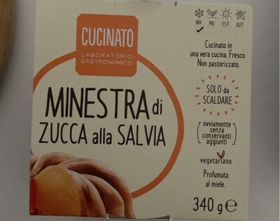 Minestra di zucca alla salvia