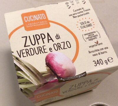 Zuppa di verdure e orzo