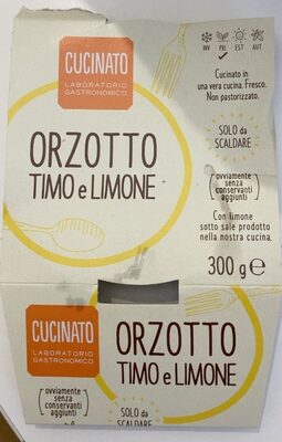 Orzotto timo e limone