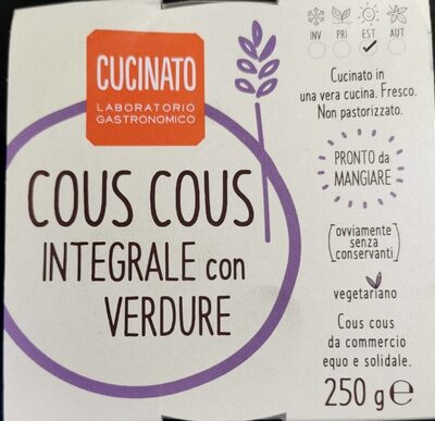 Cous Cous Integrale con Verdure