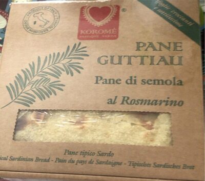 Pane guttiau al rosmarino front packaging