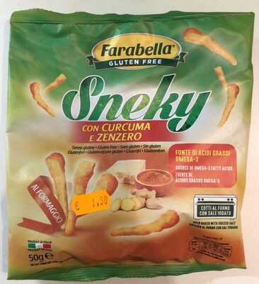 Sneky con curcuma e zenzero