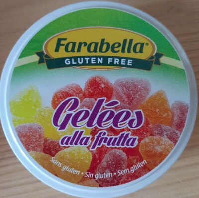 Gelées alla frutta front packaging