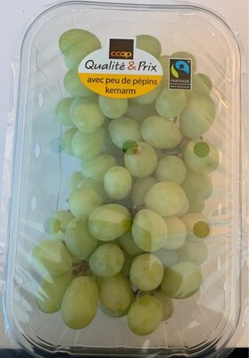 Raisin blanc, peu de pépins