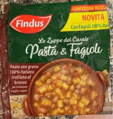 Pasta e fagioli zuppa del casale front packaging