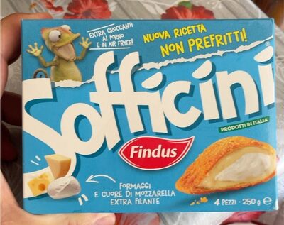 Sofficini formaggi e cuore di mozzarella extra filante