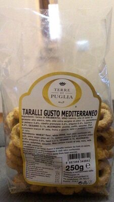 Taralli gusto mediterraneo front packaging