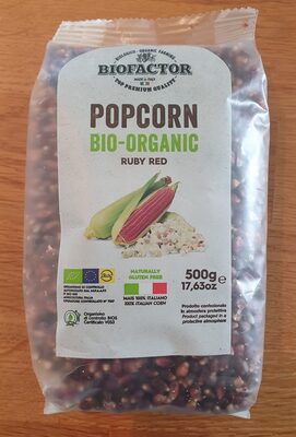 Popcorn bio-organic ruby red