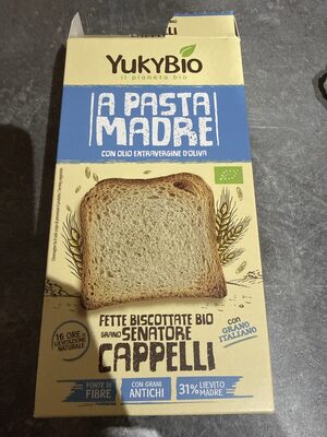 Fette biscottate bio grano senatore Cappelli front packaging