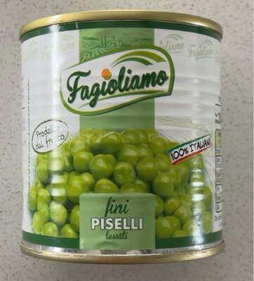 Piselli fini lessati front packaging