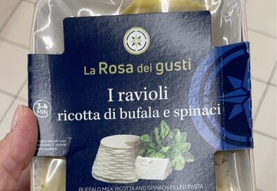 I ravioli ricotta di bufala e spinaci