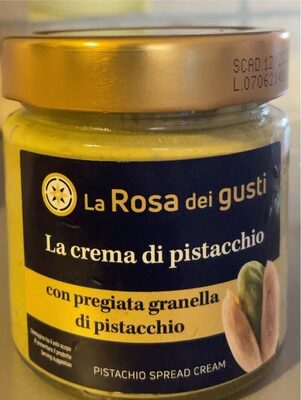 La crema di pistacchio