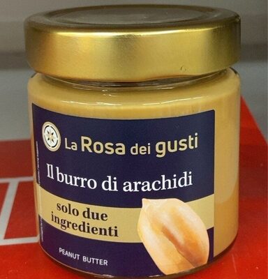Burro di arachidi front packaging