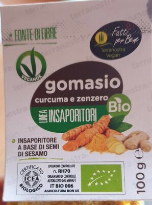 Gomasio front packaging