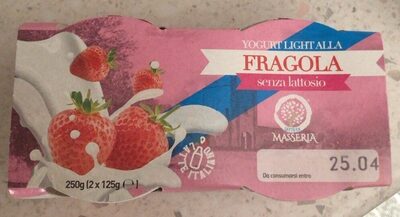 Yogut light senza lattosio front packaging